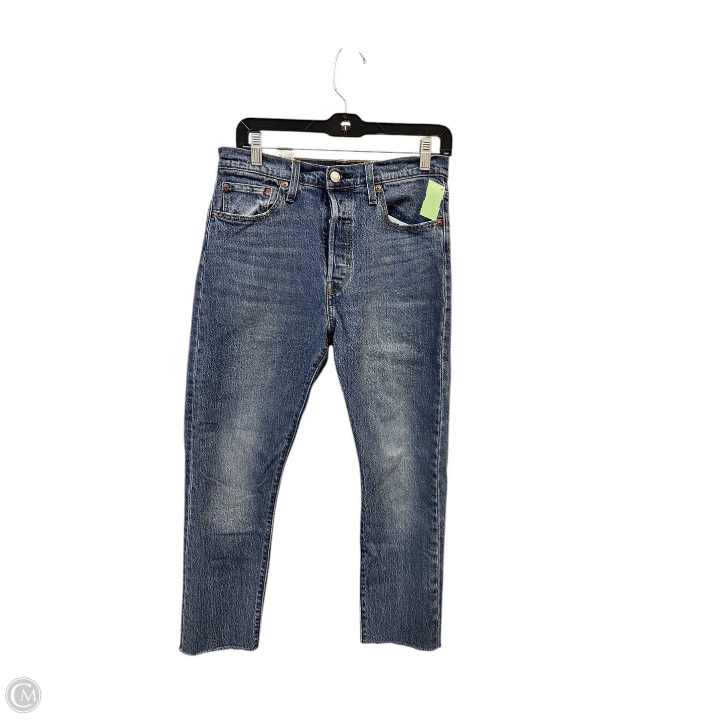 Jeans Skinny By Levis In Blue Denim, Size: 12