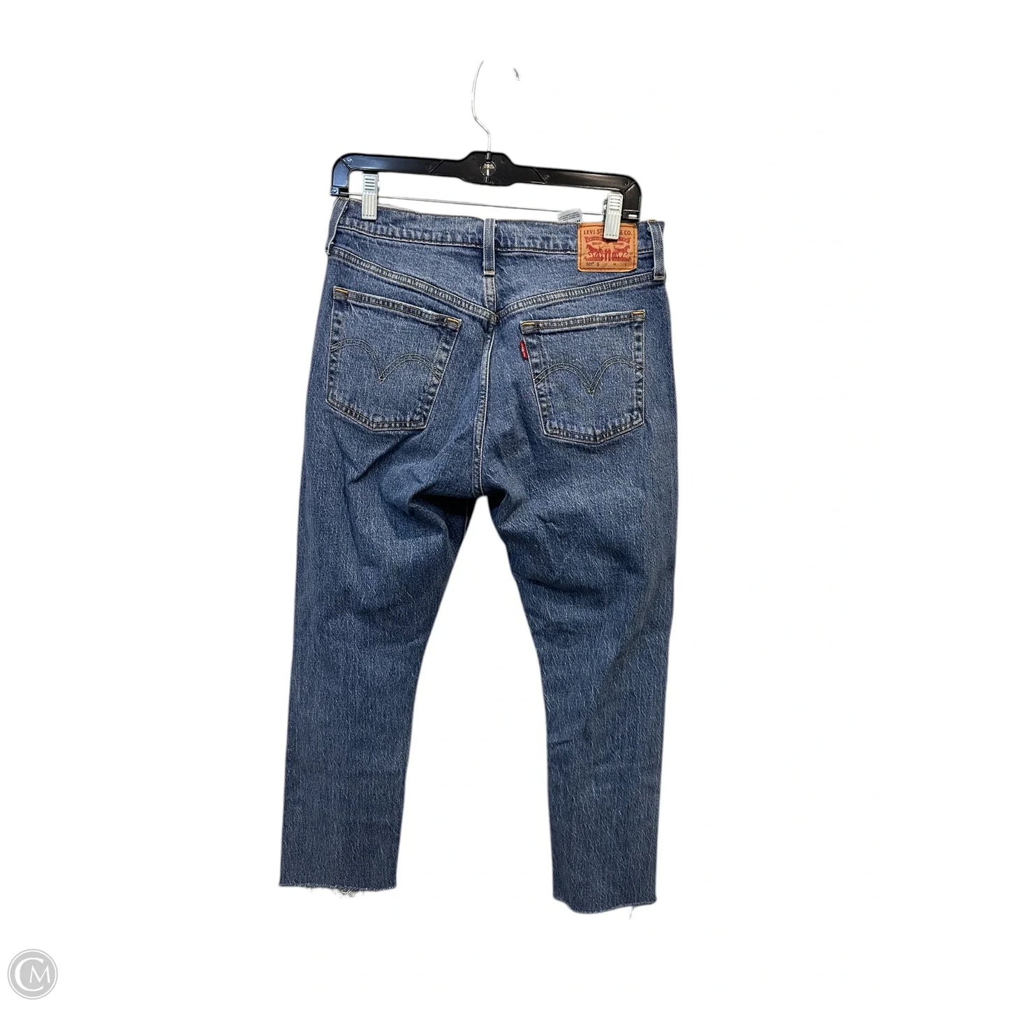 Jeans Skinny By Levis In Blue Denim, Size: 12