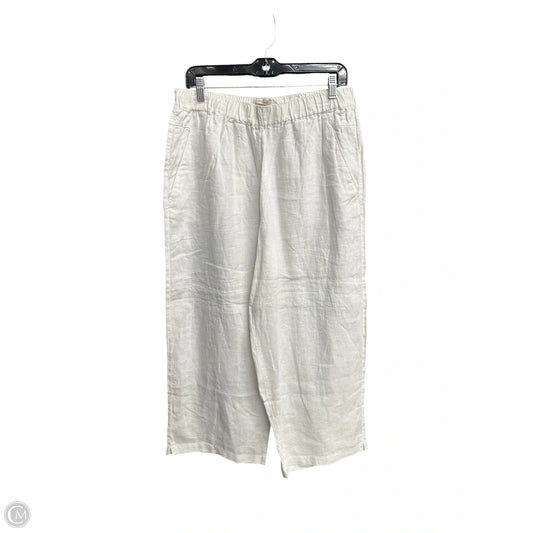 Pants Linen By Cynthia Rowley In White, Size: 12