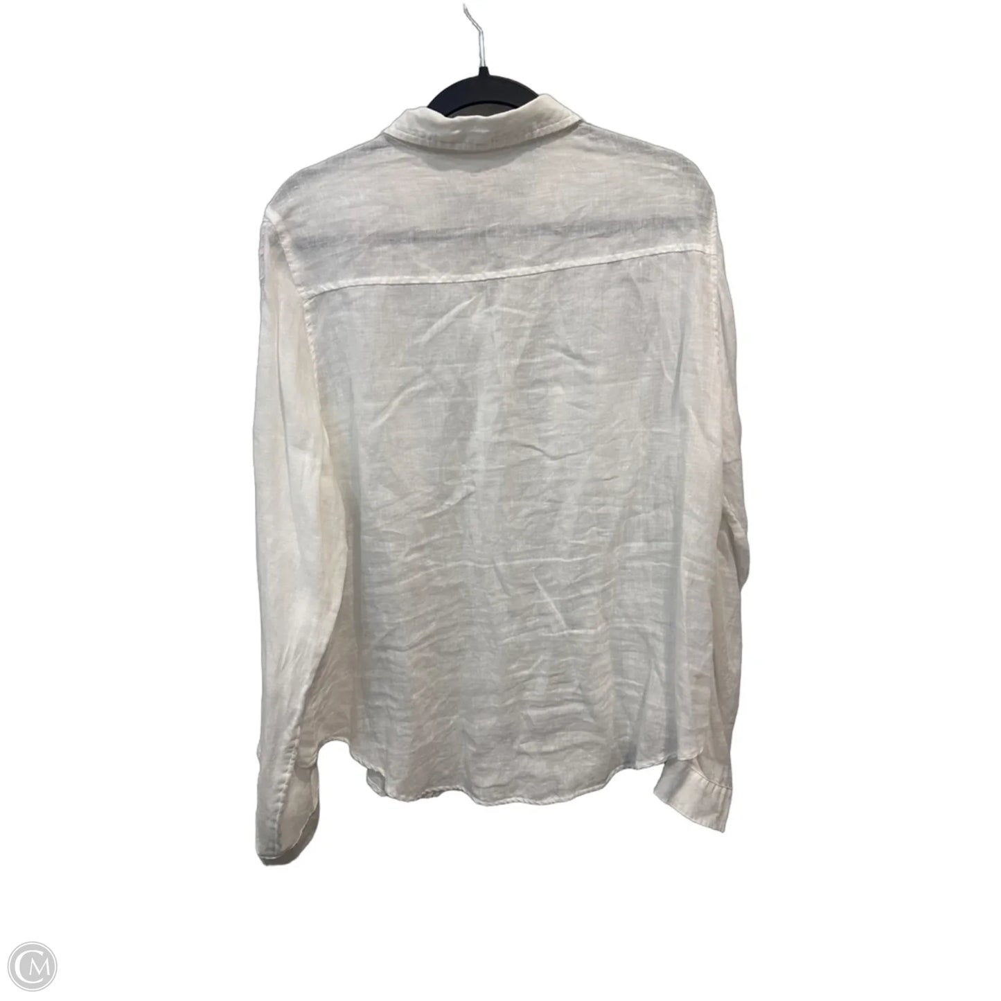 Top Long Sleeve Designer By Lilly Pulitzer In White, Size: Xl