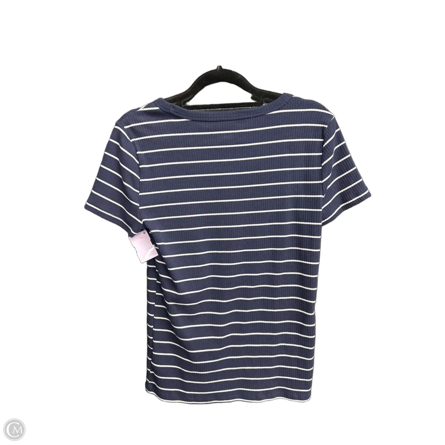Top Short Sleeve By Gap In Navy, Size: S