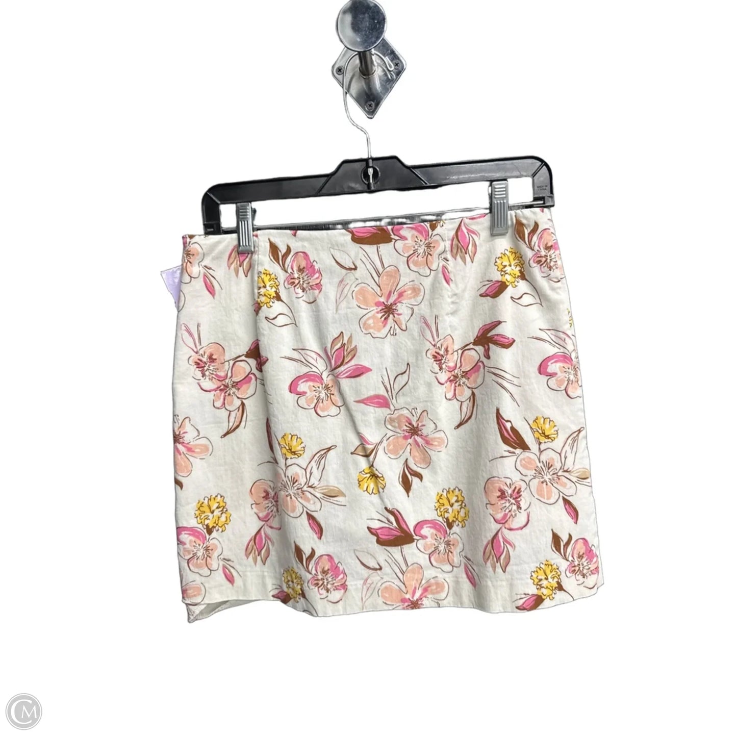 Skirt Mini & Short By Versona In Floral Print, Size: 8