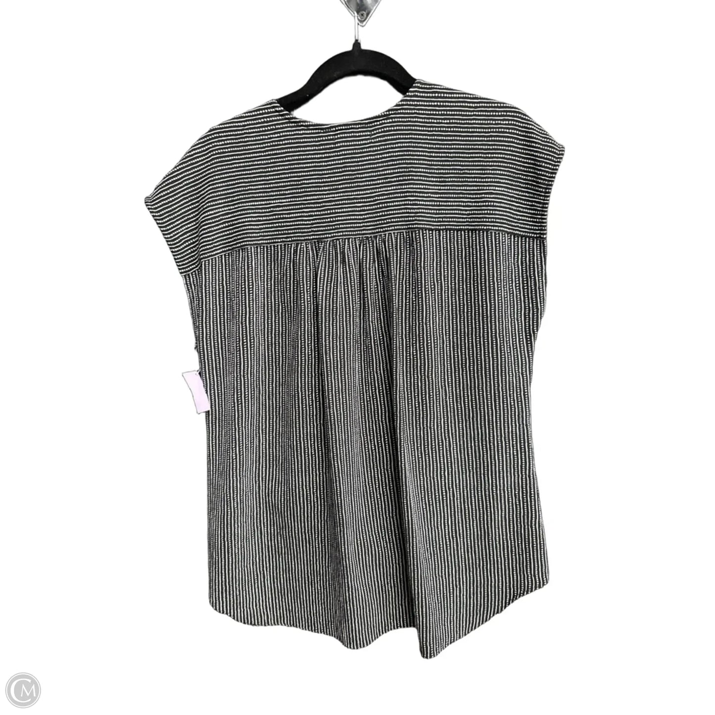 Top Sleeveless By Max Studio In Black & White, Size: Xl