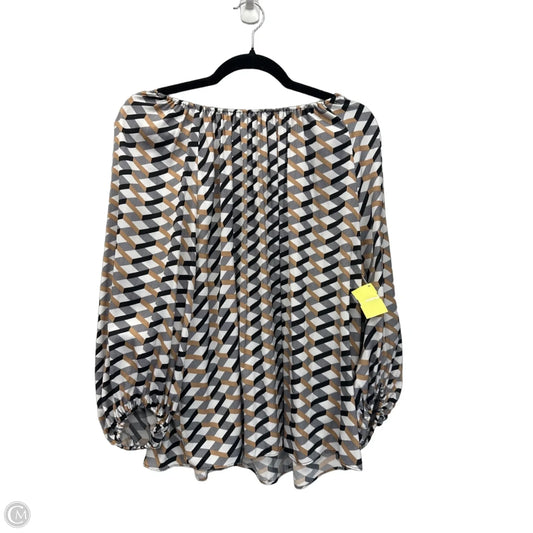 Top Long Sleeve By Worthington In Multi-colored, Size: S