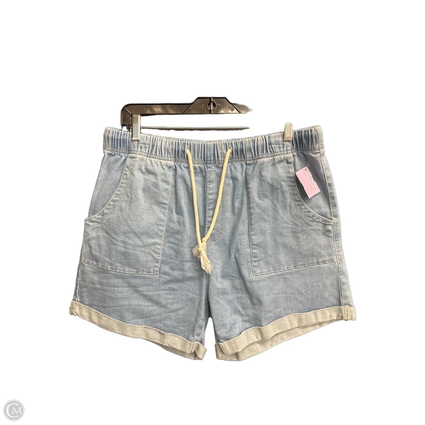 Shorts By Clothes Mentor In Blue Denim, Size: 14