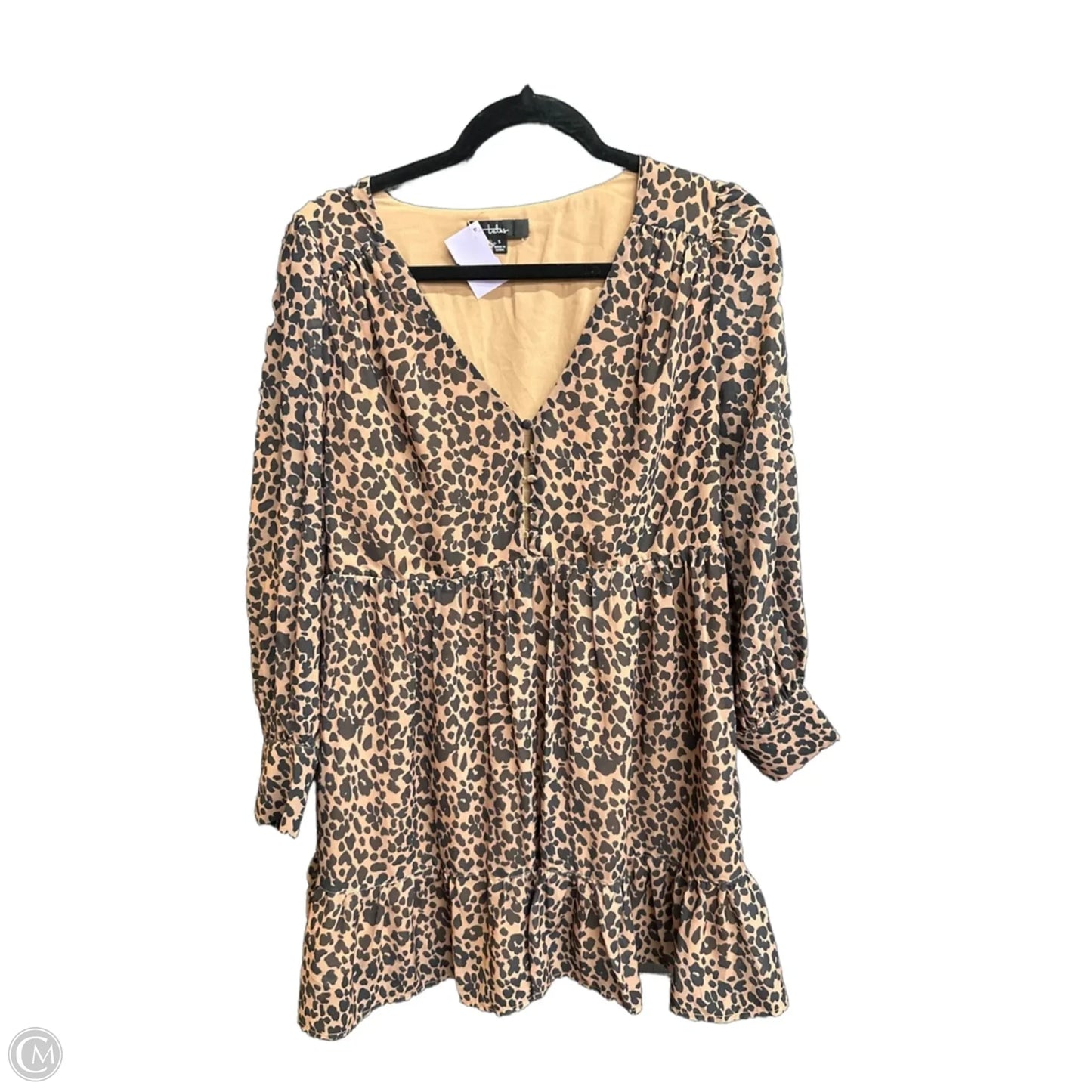 Dress Casual Short By Lulus In Leopard Print, Size: S