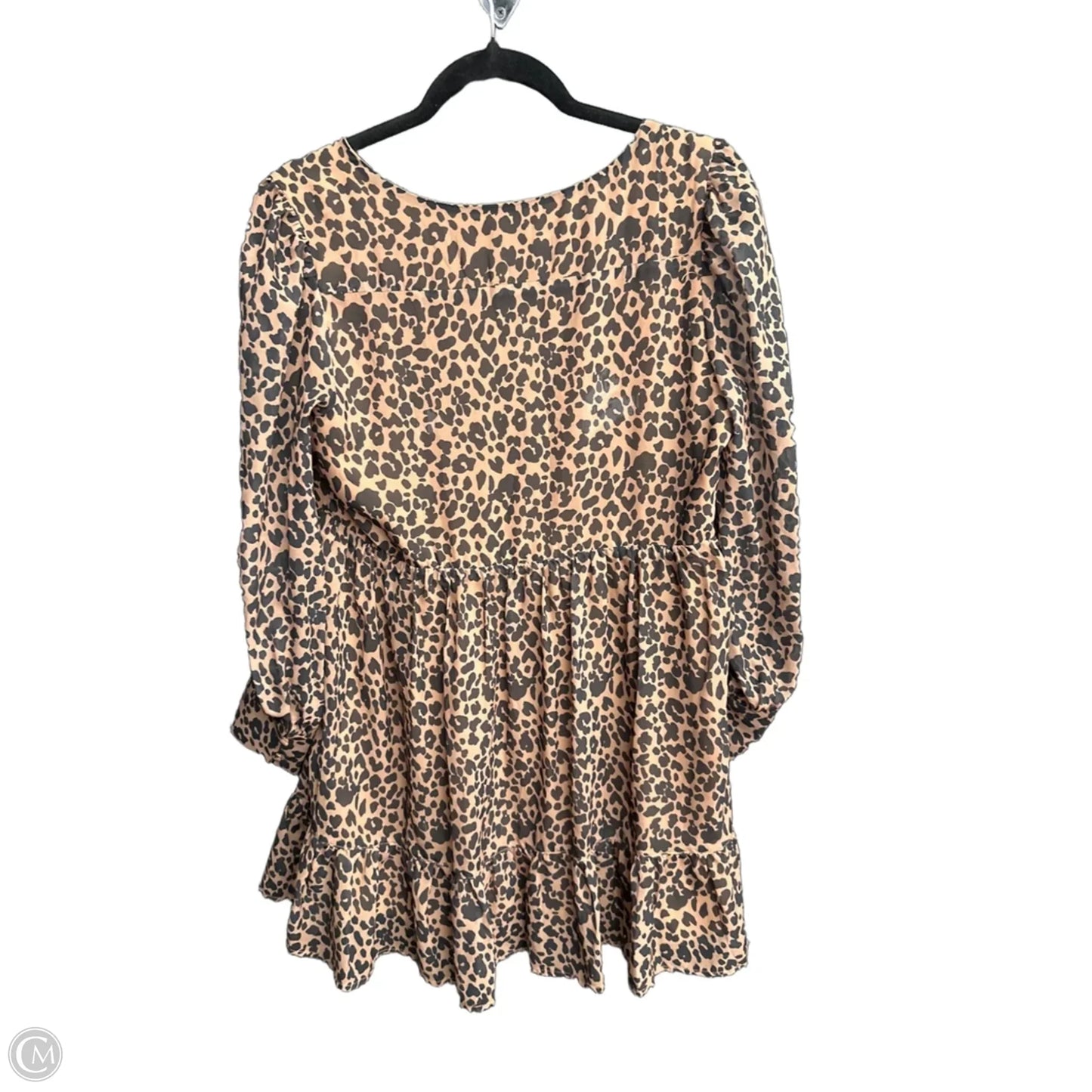 Dress Casual Short By Lulus In Leopard Print, Size: S