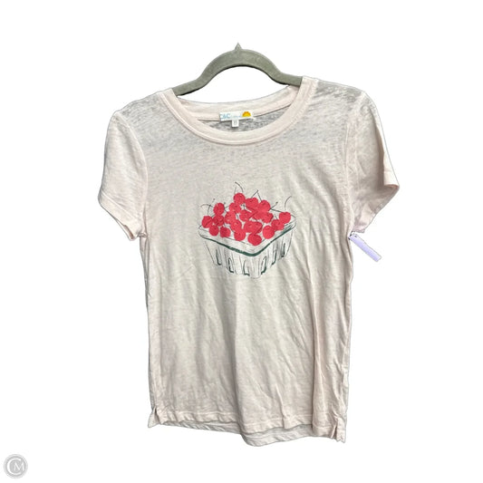 Top Short Sleeve By C And C In Pink, Size: Xs