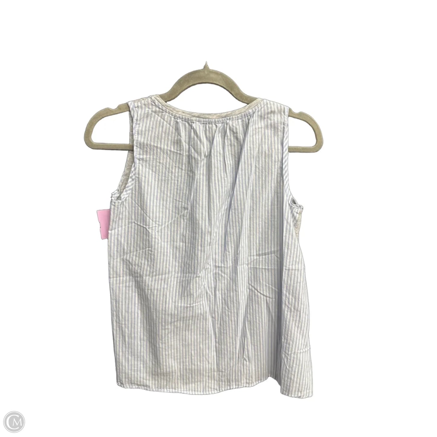 Top Sleeveless By Loft In Grey, Size: Xsp