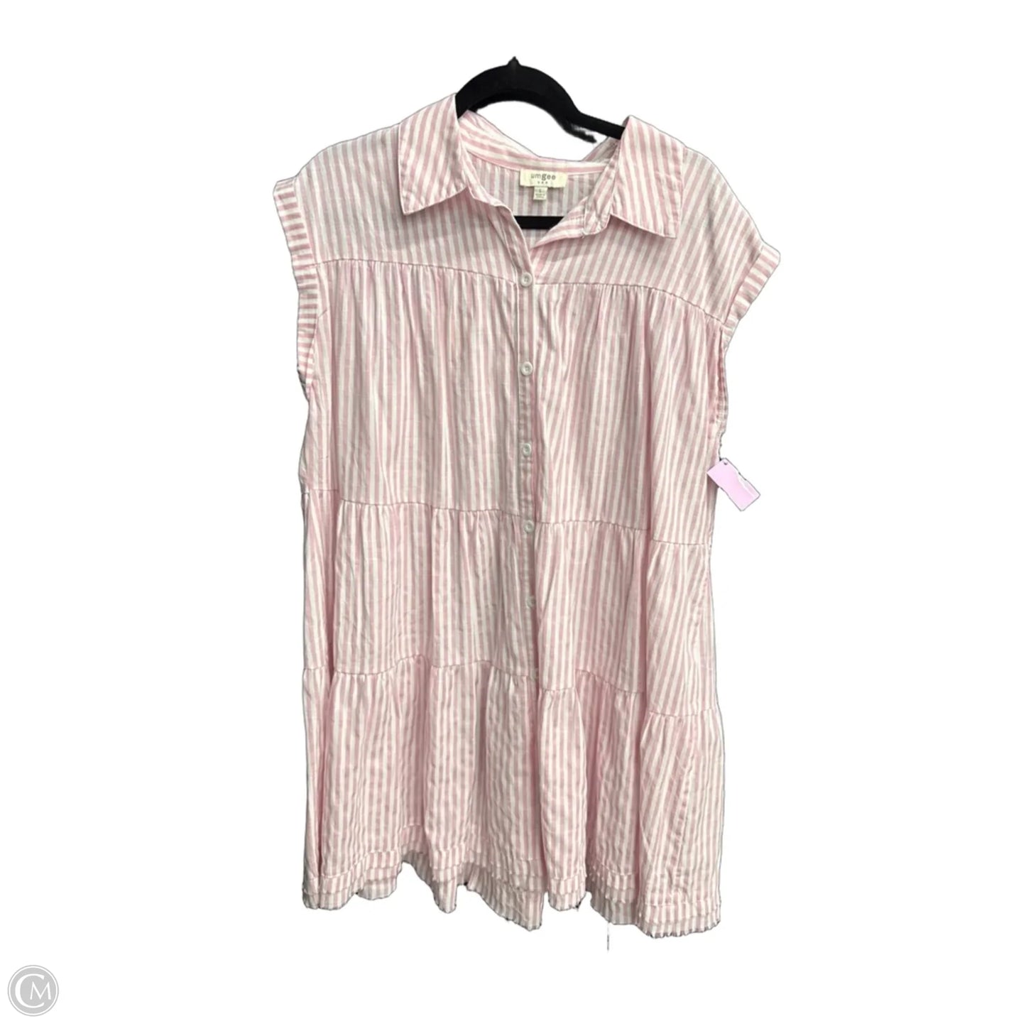 Dress Casual Short By Umgee In Striped Pattern, Size: L