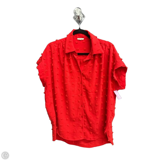 Top Sleeveless By Jodifl In Red, Size: M
