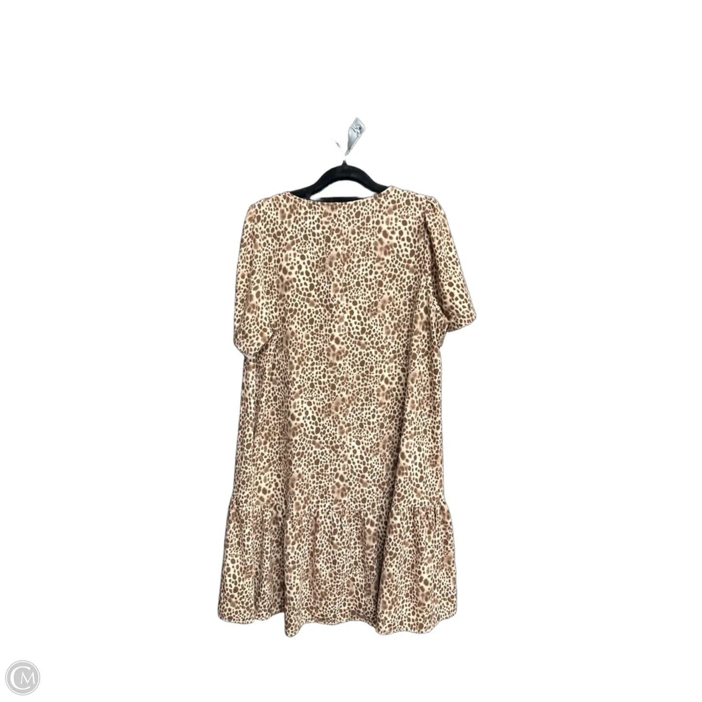 Dress Casual Short By A New Day In Leopard Print, Size: M