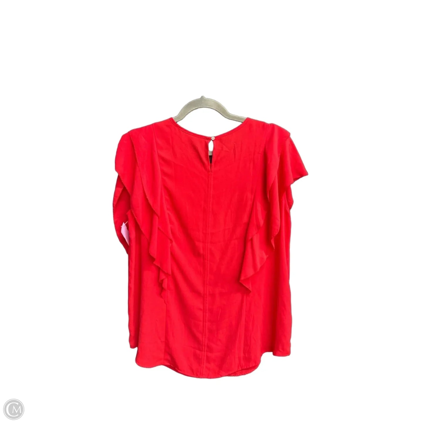 Top Sleeveless By Loft In Red, Size: L
