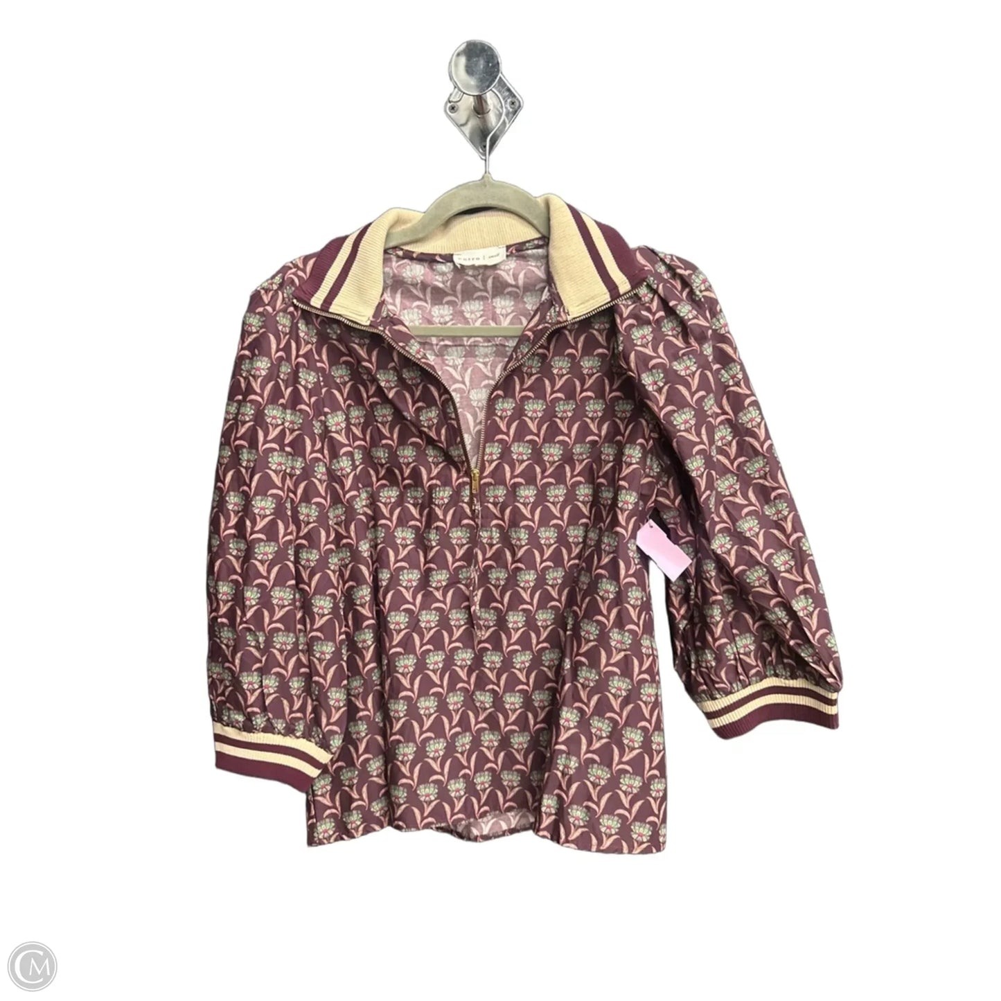 Top Short Sleeve By Entro In Floral Print, Size: S