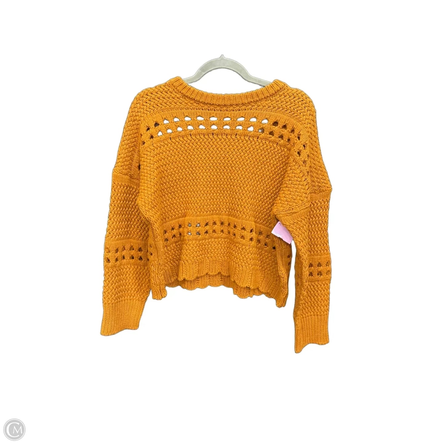 Sweater By Clothes Mentor In Yellow, Size: S