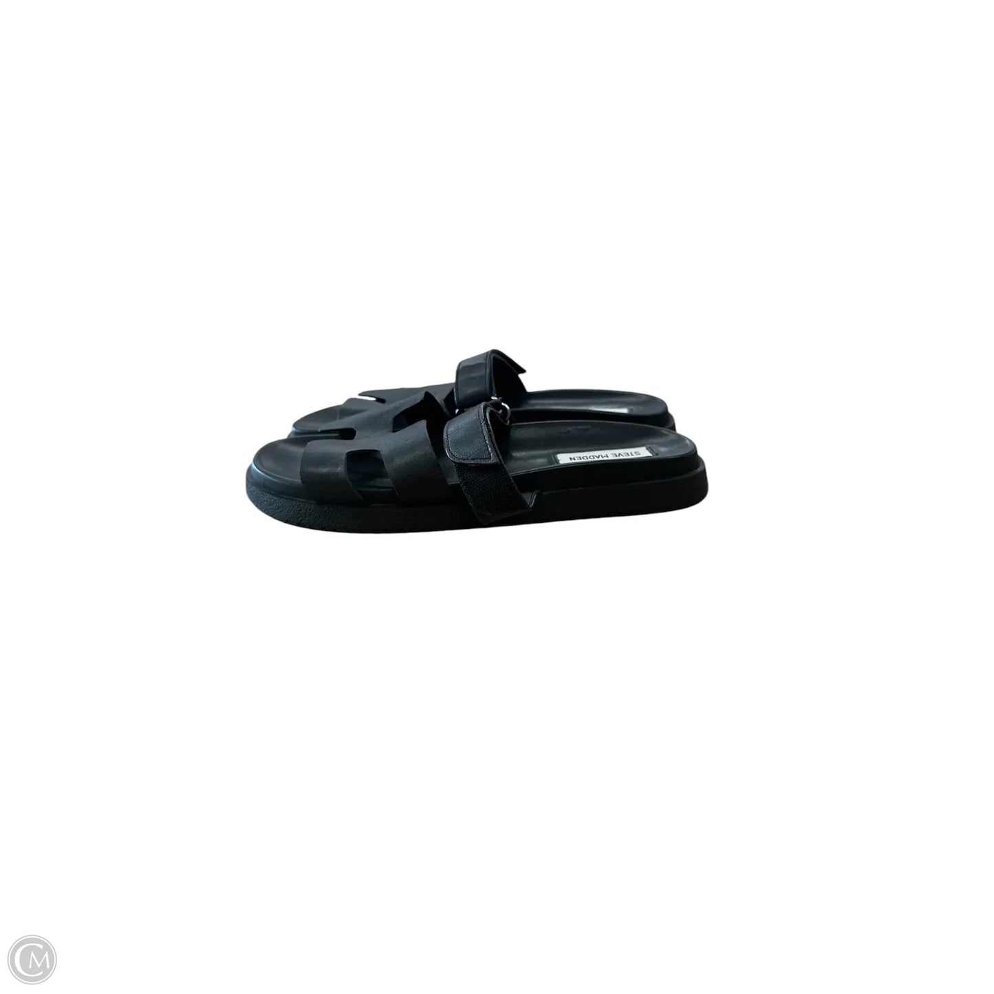Sandals Flats By Steve Madden In Black, Size: 9