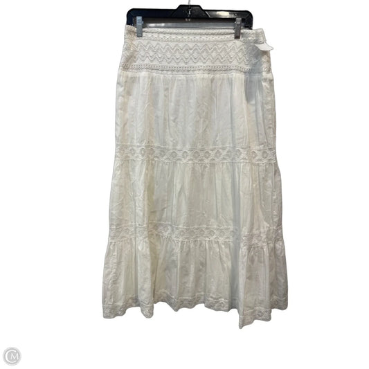 Skirt Maxi By St Johns Bay In White, Size: 12