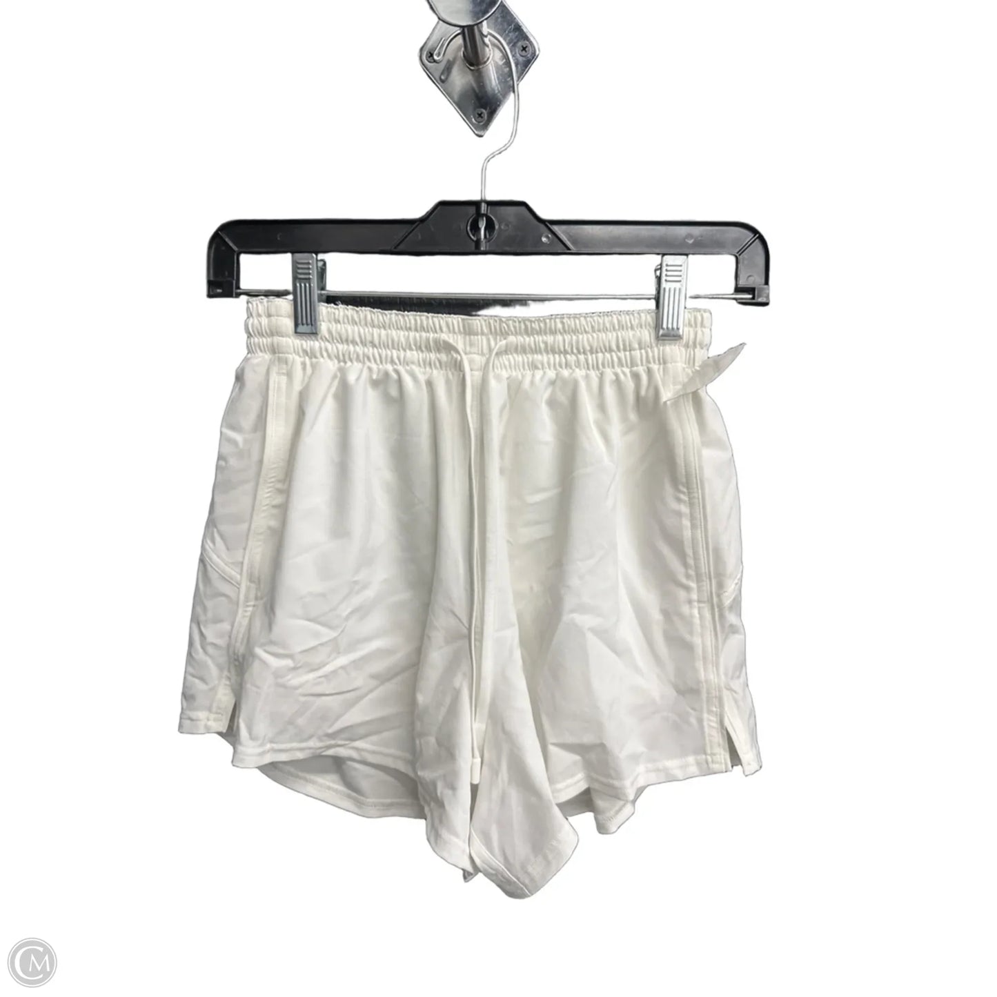 Athletic Shorts By Lululemon In White, Size: Xs