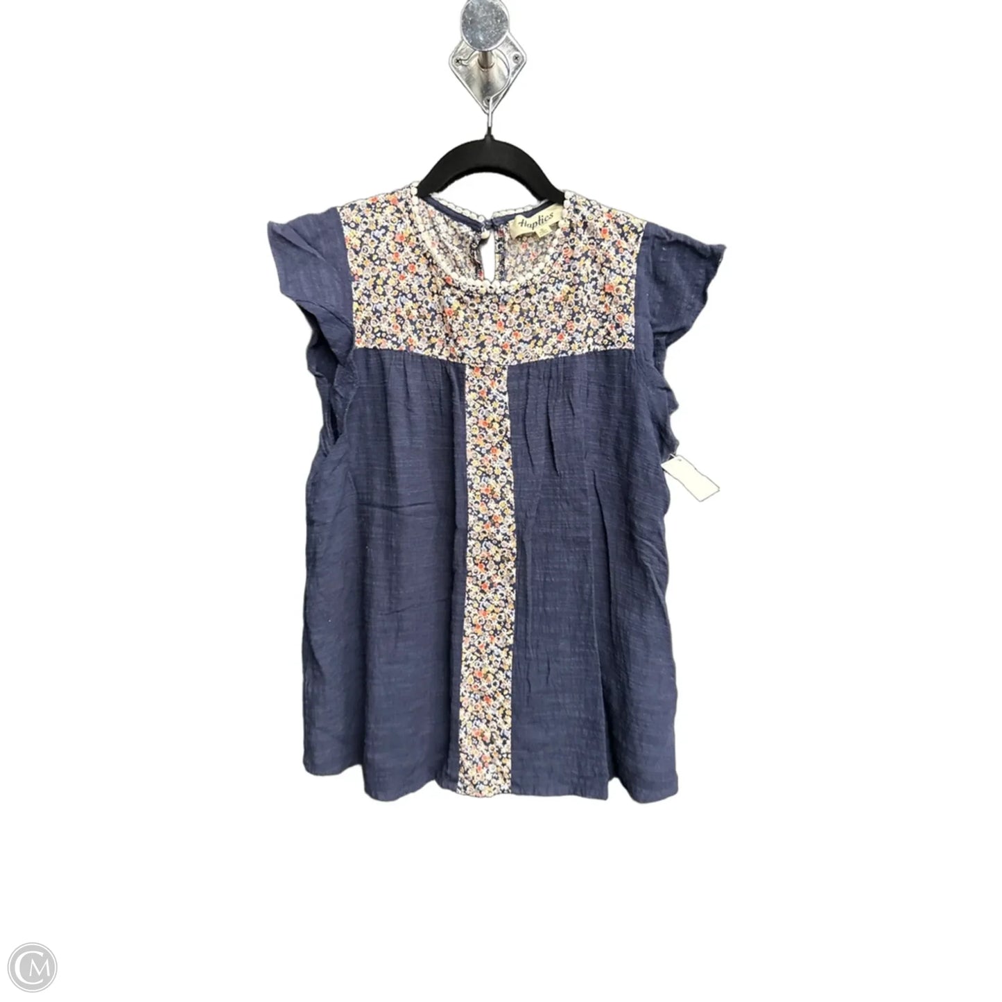 Top Sleeveless By Haptics In Floral Print, Size: S