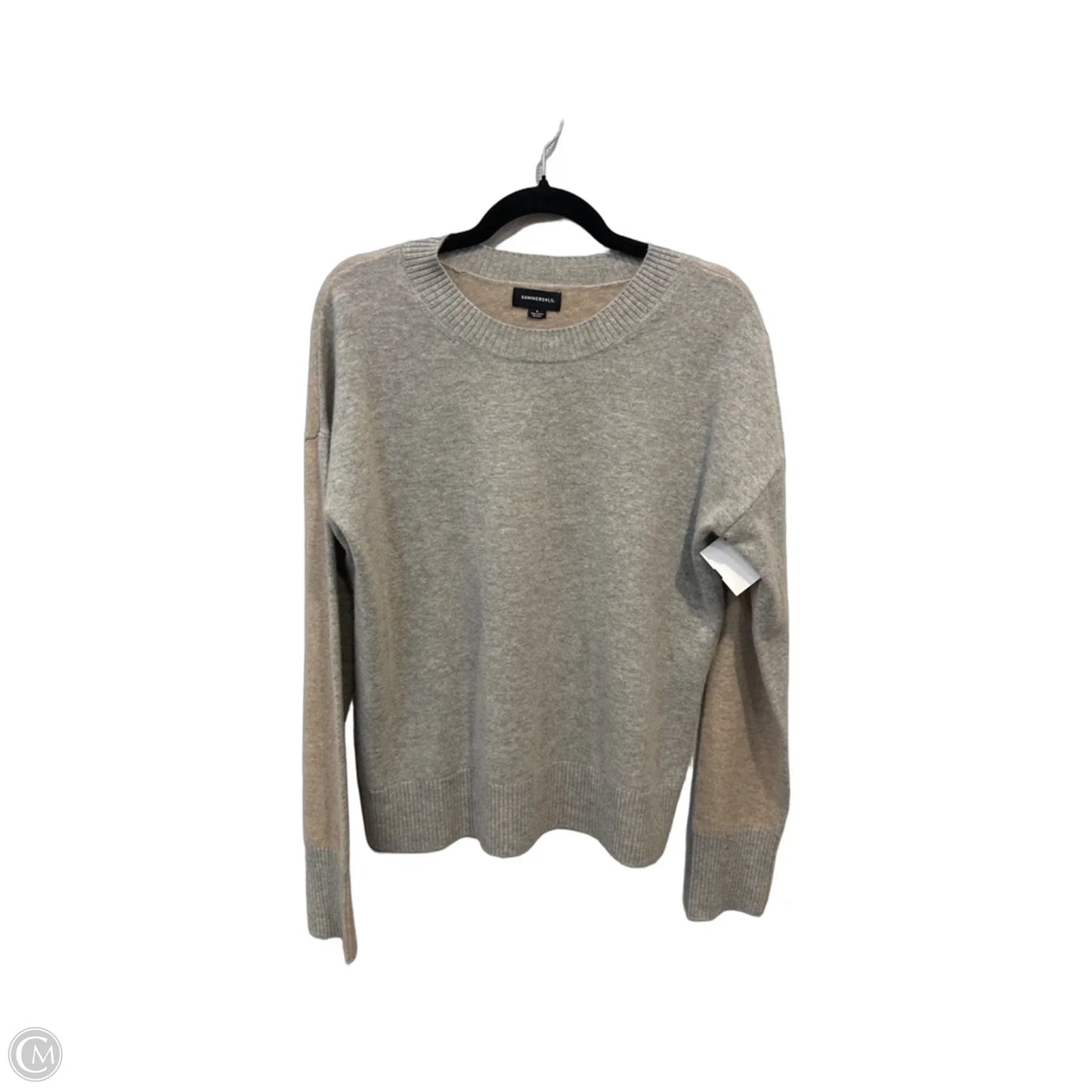 Sweater By Summersalt In Grey & Tan, Size: S