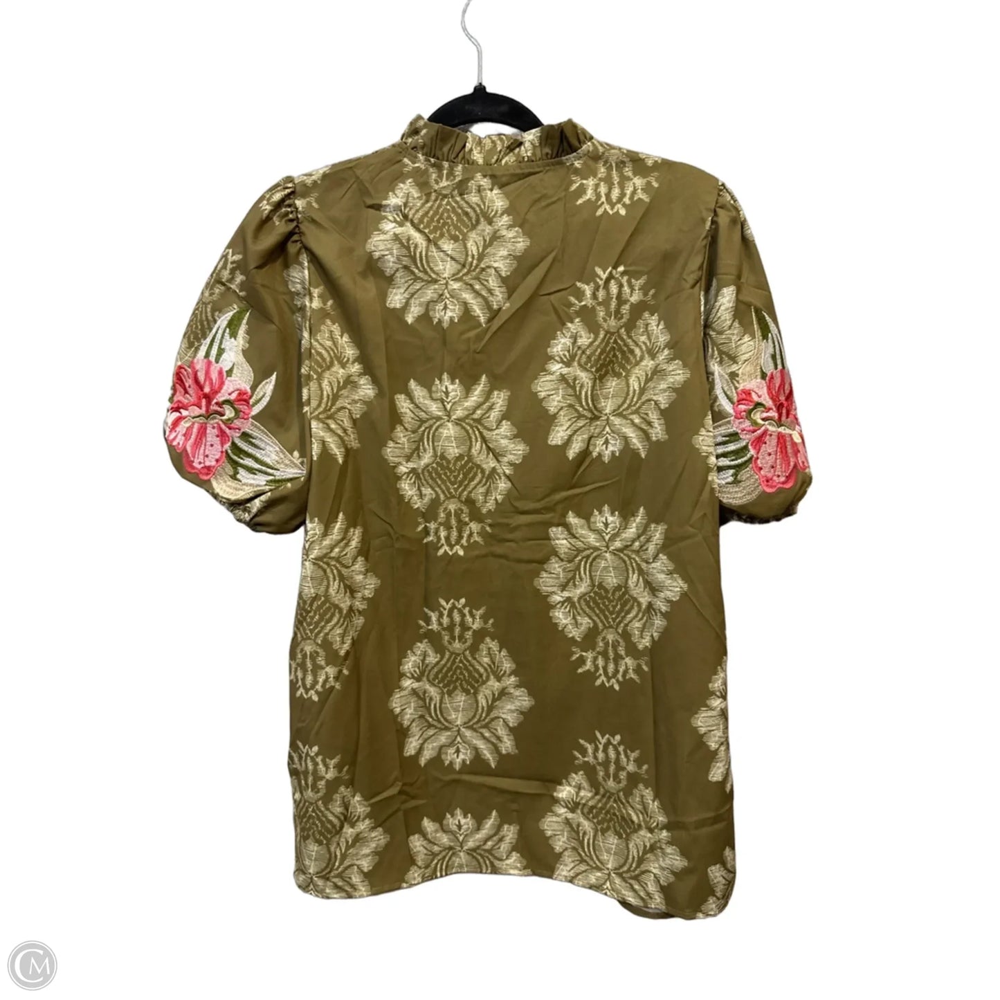 Top Short Sleeve By Clothes Mentor In Green, Size: M