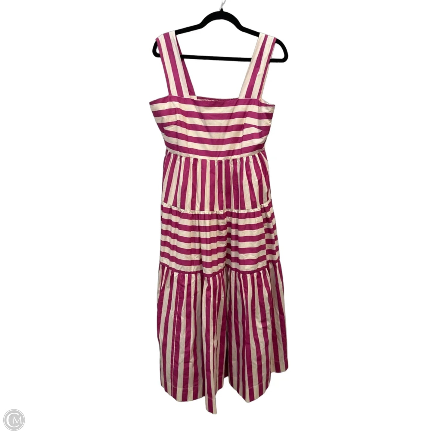 Dress Casual Midi By Pinch In Striped Pattern, Size: L