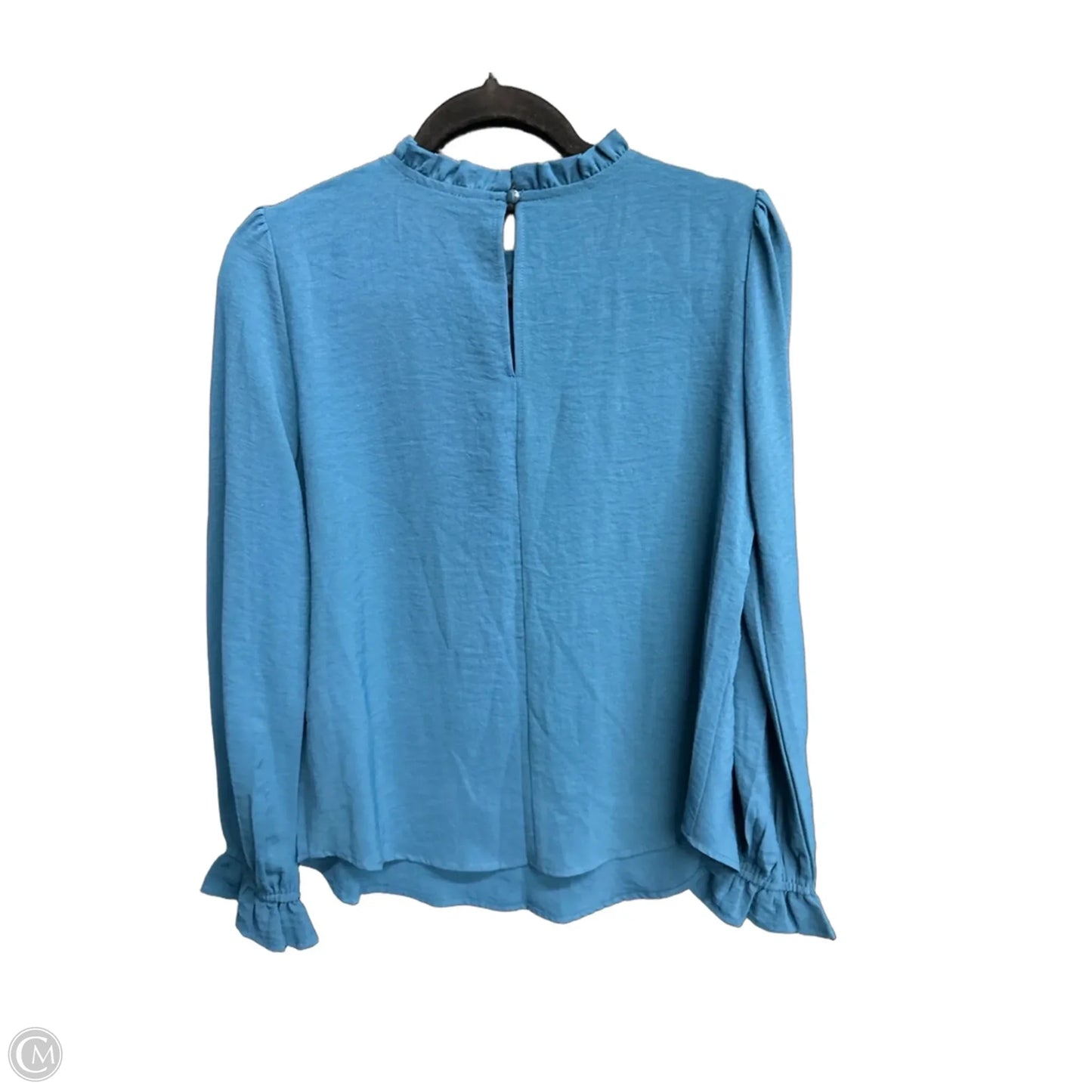 Top Long Sleeve By Mittoshop In Blue, Size: M