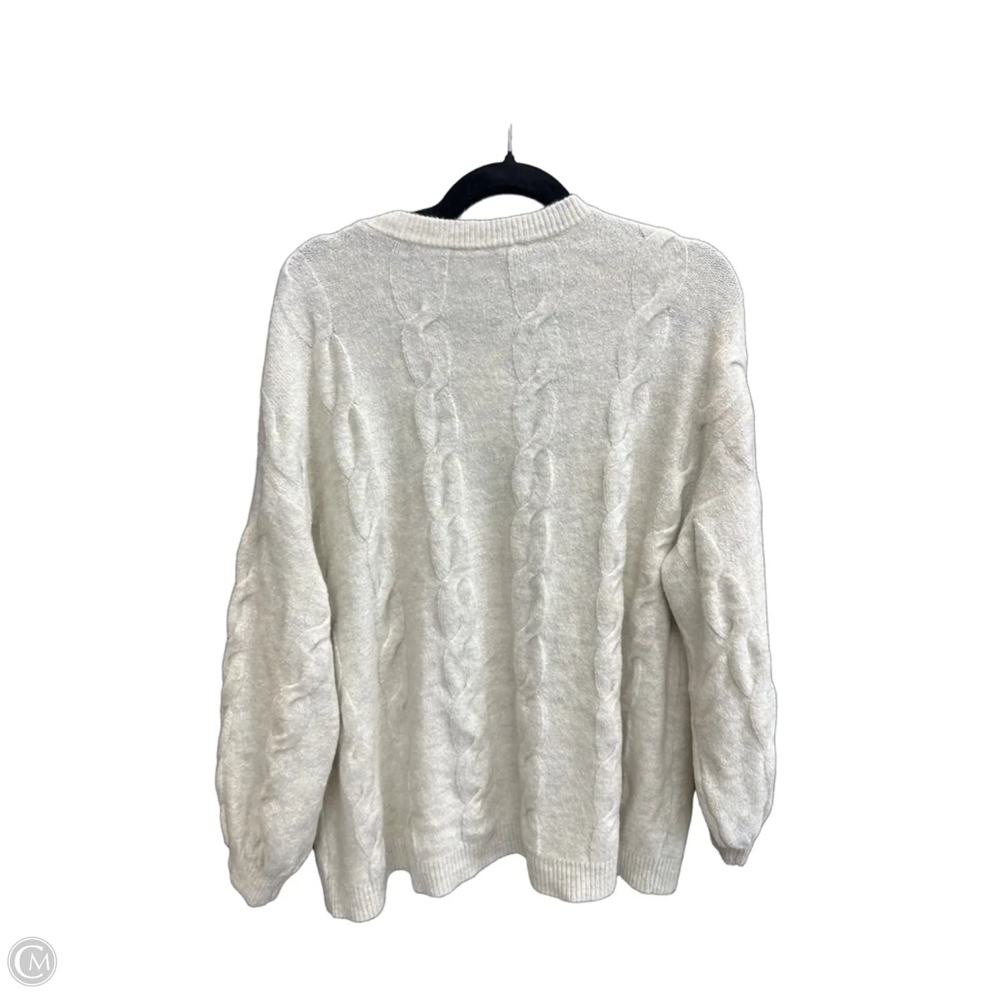 Sweater By Clothes Mentor In Cream, Size: S