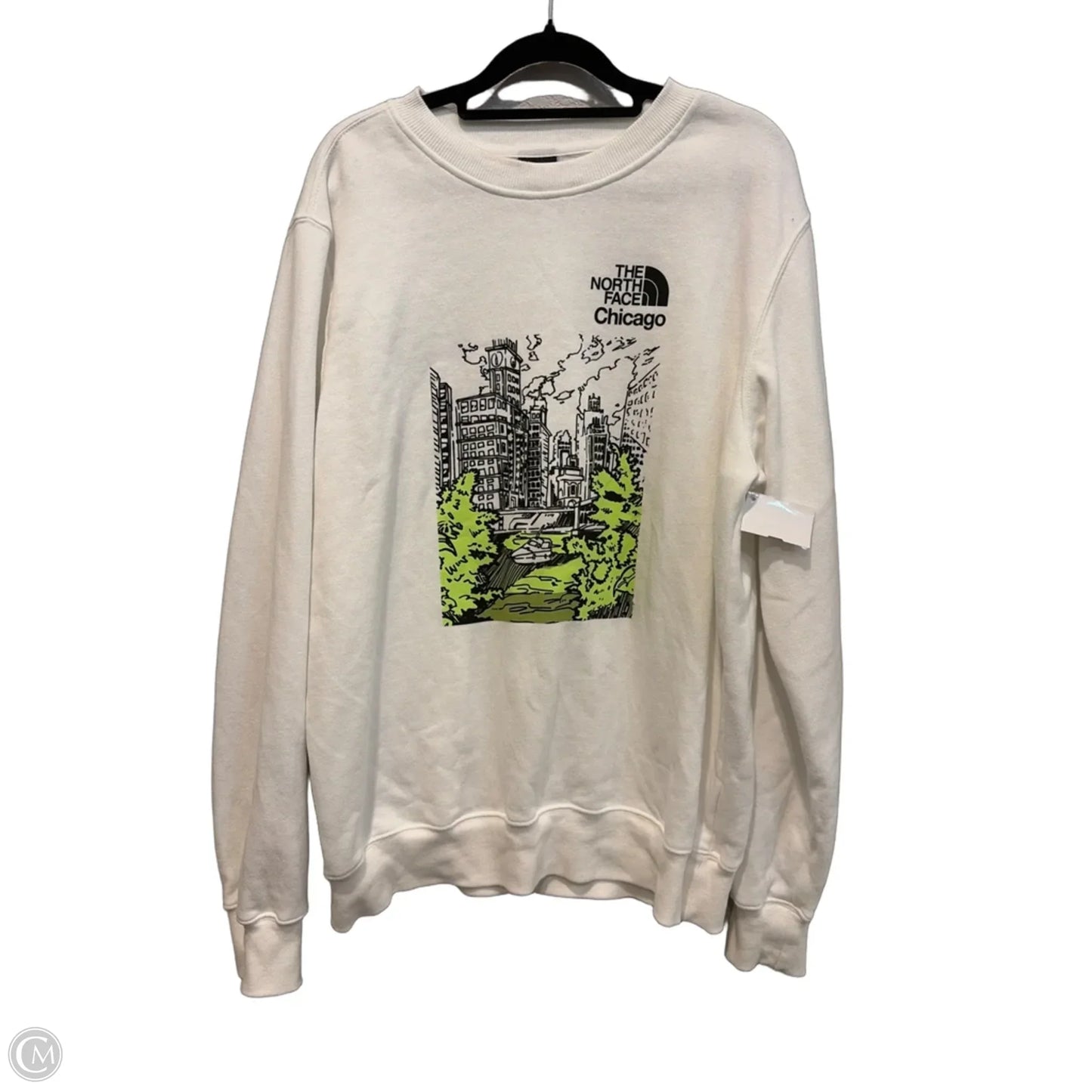 Sweatshirt Crewneck By The North Face In White, Size: M