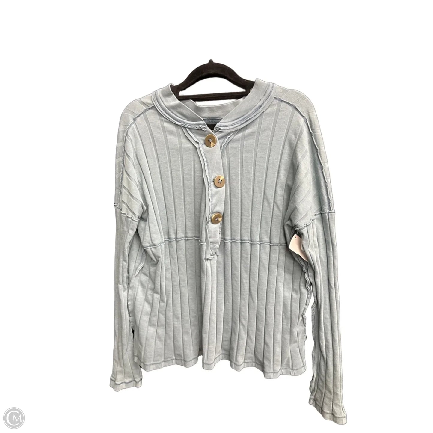 Top Long Sleeve By We The Free In Green, Size: M
