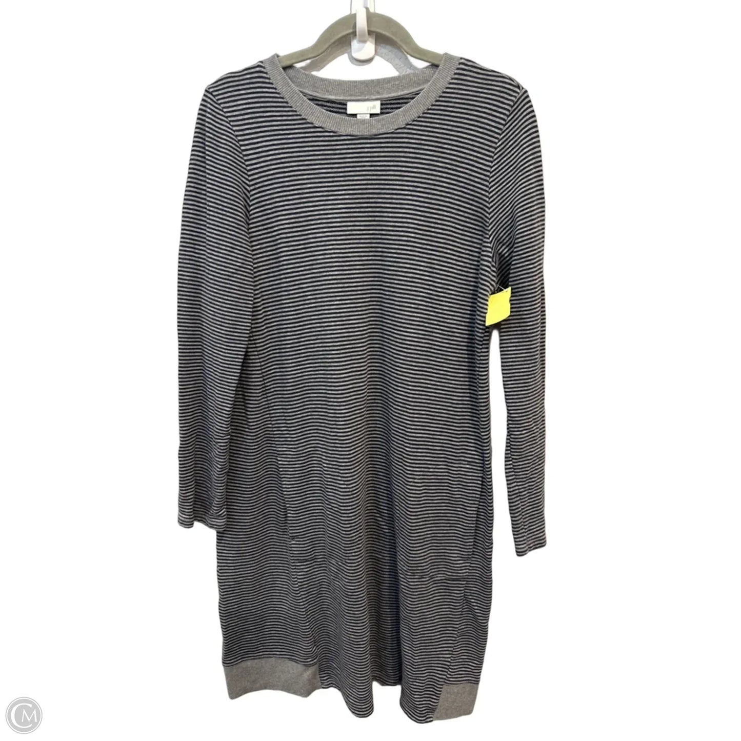 Dress Casual Midi By J. Jill In Striped Pattern, Size: M