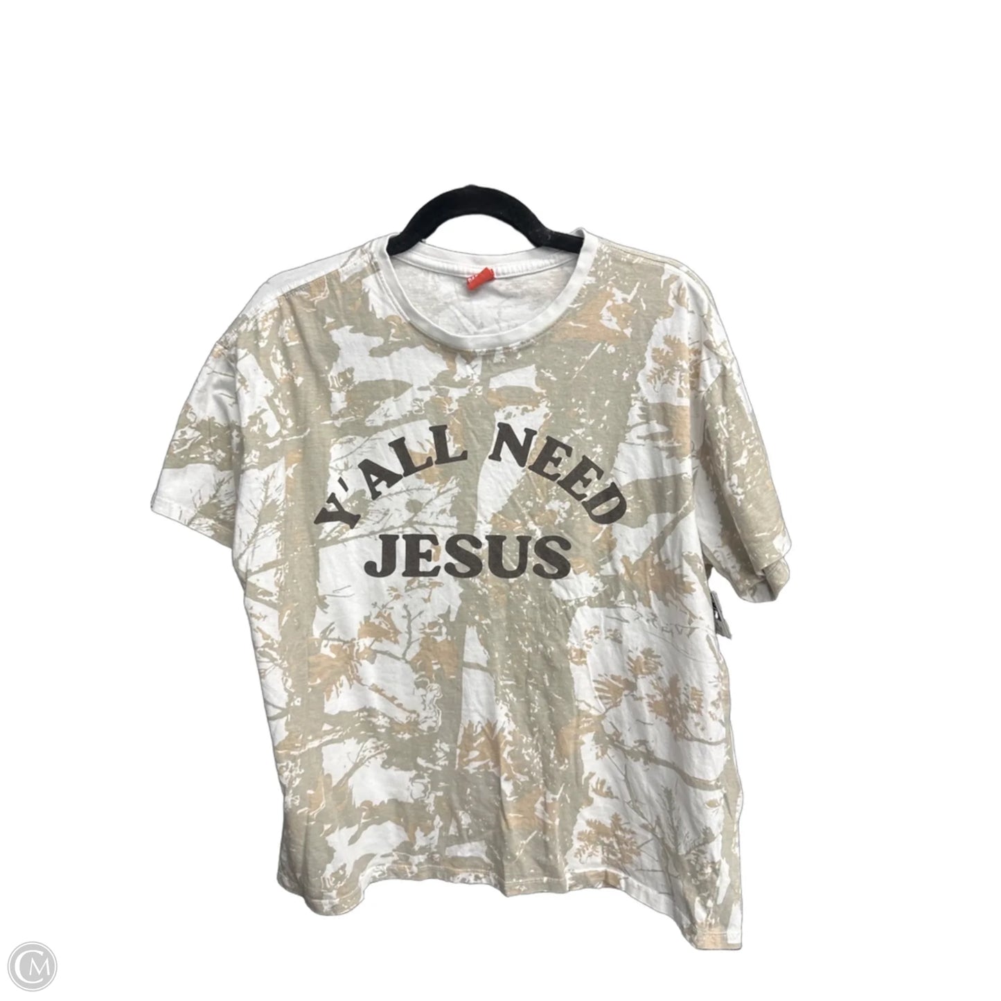 Top Short Sleeve Basic By Clothes Mentor In Camouflage Print, Size: Xs
