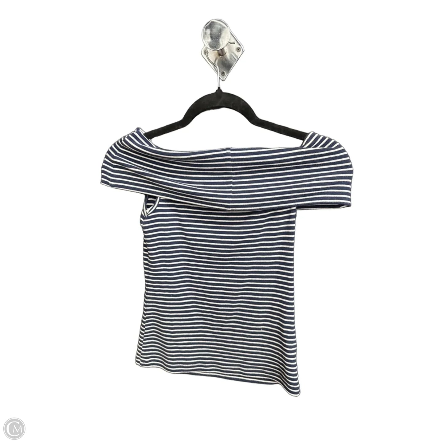 Top Sleeveless By Loft In Striped Pattern, Size: M