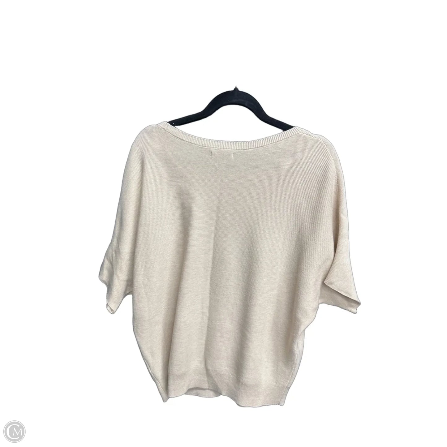 Top Short Sleeve By Quince In Beige, Size: S