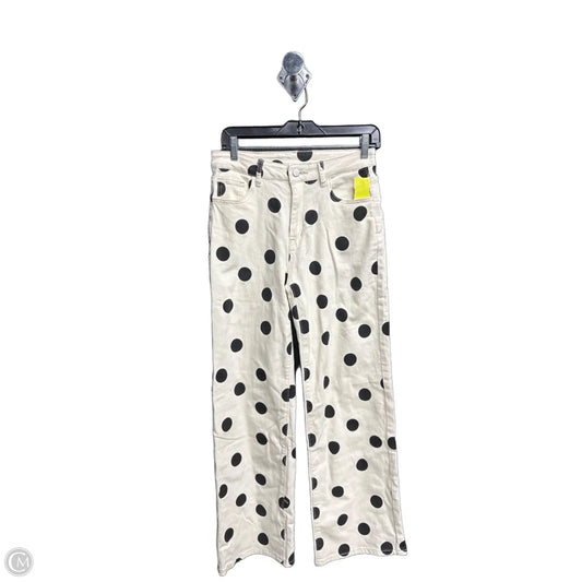 Jeans Wide Leg By Clothes Mentor In Polkadot Pattern, Size: 6