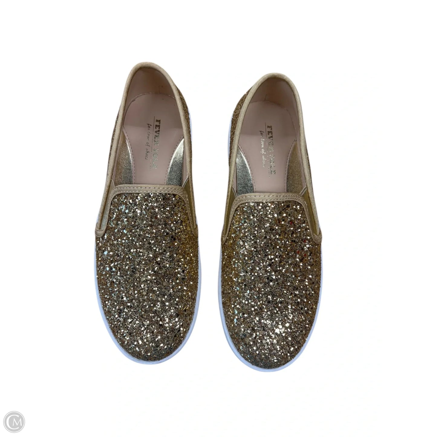 Shoes Sneakers By Clothes Mentor In Gold, Size: 7