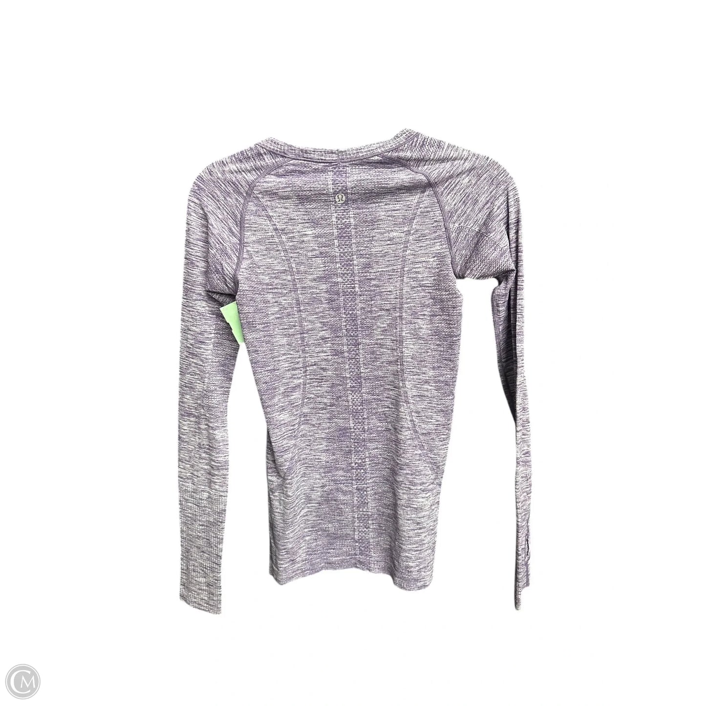 Athletic Top Long Sleeve Crewneck By Lululemon In Purple, Size: S