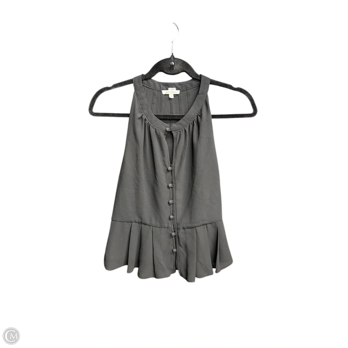Top Sleeveless By Clothes Mentor In Black, Size: S