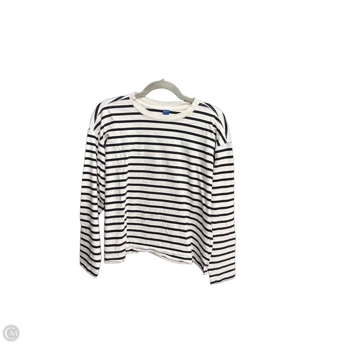 Top Long Sleeve By Old Navy In Striped Pattern, Size: M