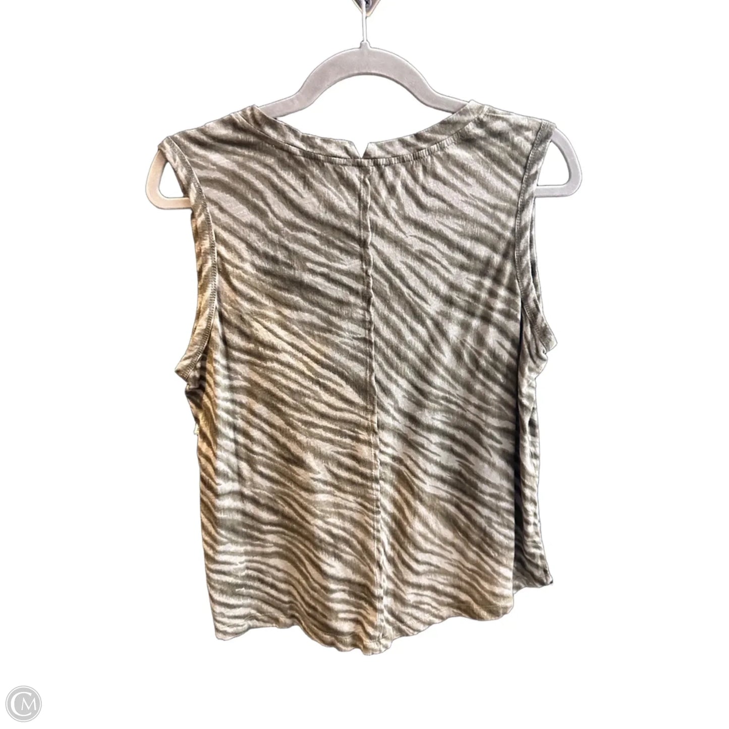 Top Sleeveless By Democracy In Green, Size: M