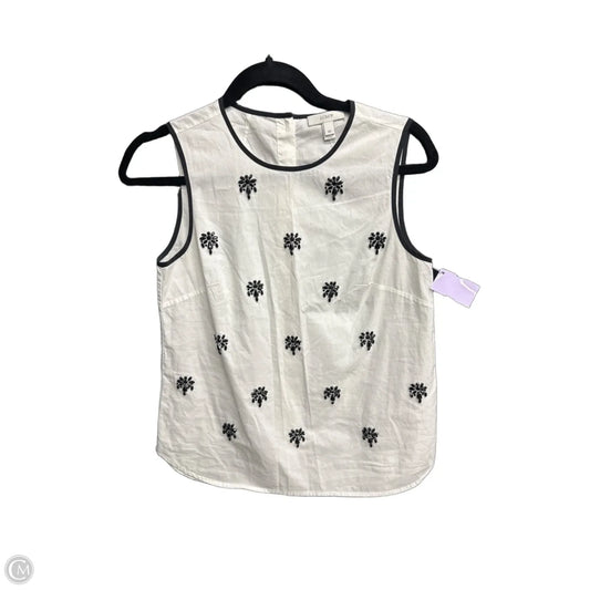 Top Sleeveless By J. Crew In White, Size: Xs