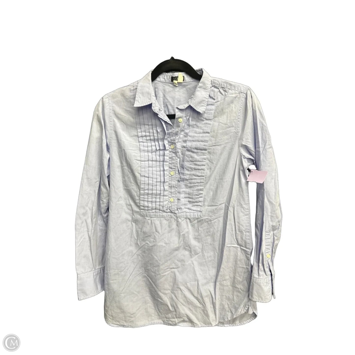 Top Long Sleeve By J. Crew In Blue, Size: Xs