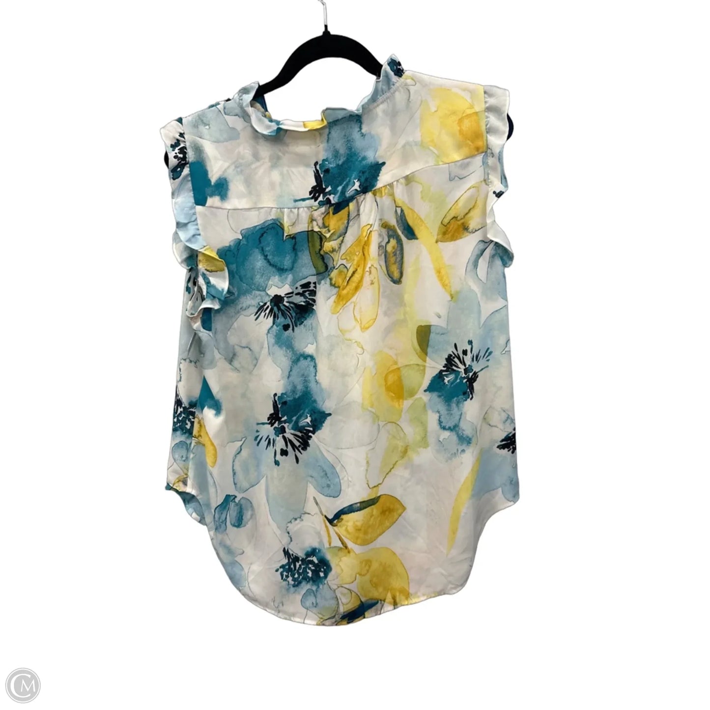 Top Sleeveless By Dkny In Blue, Size: Xl