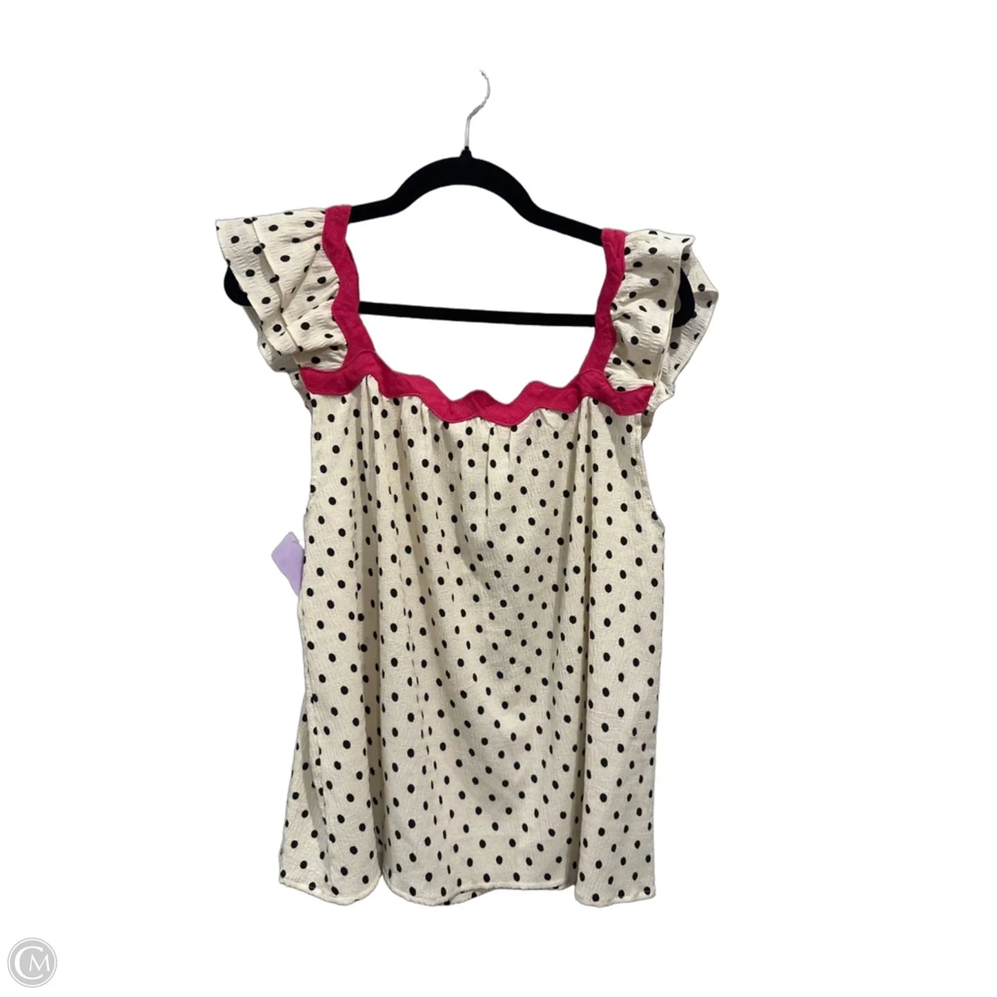 Top Sleeveless By Thml In White, Size: L