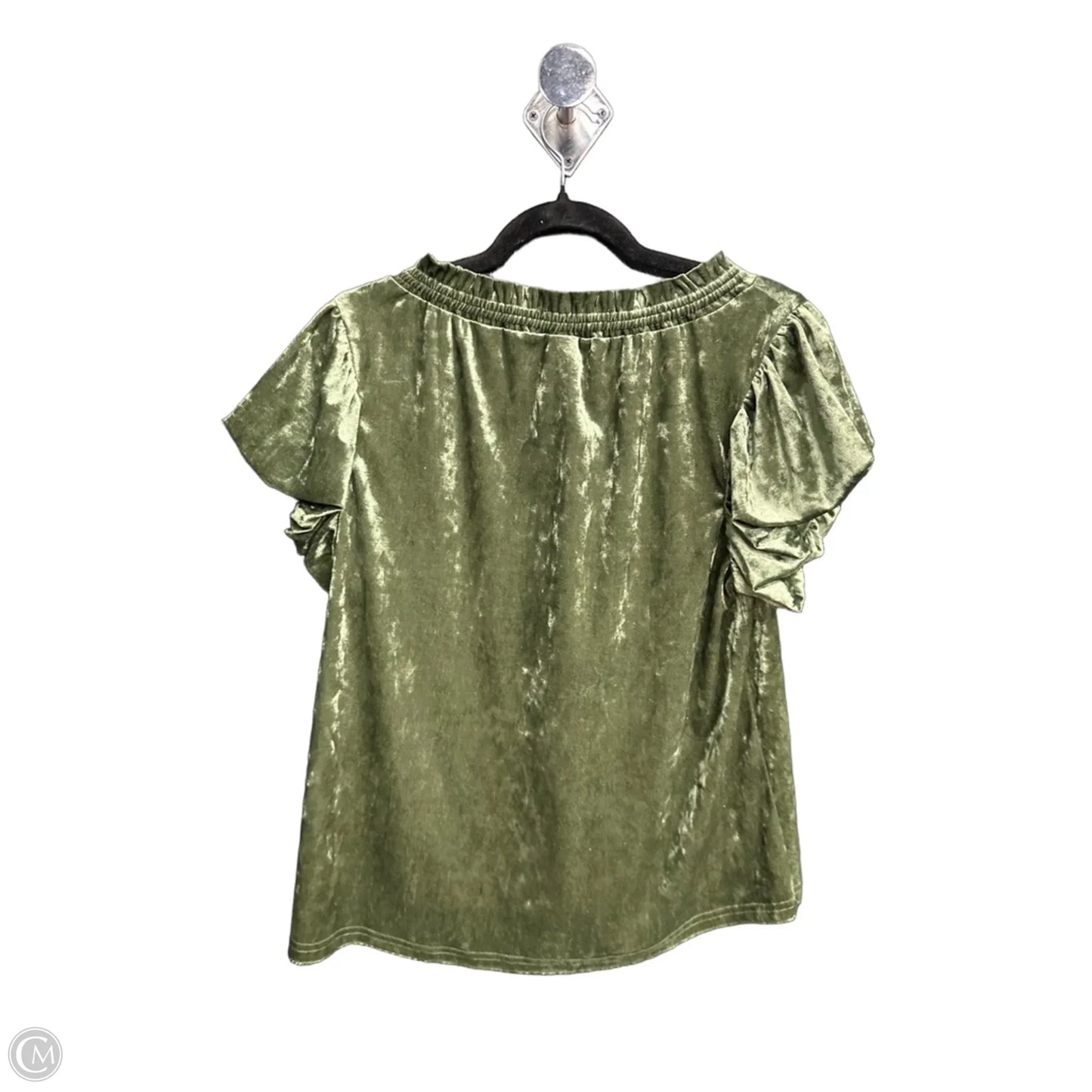 Top Short Sleeve By Ivy Jane In Green, Size: S
