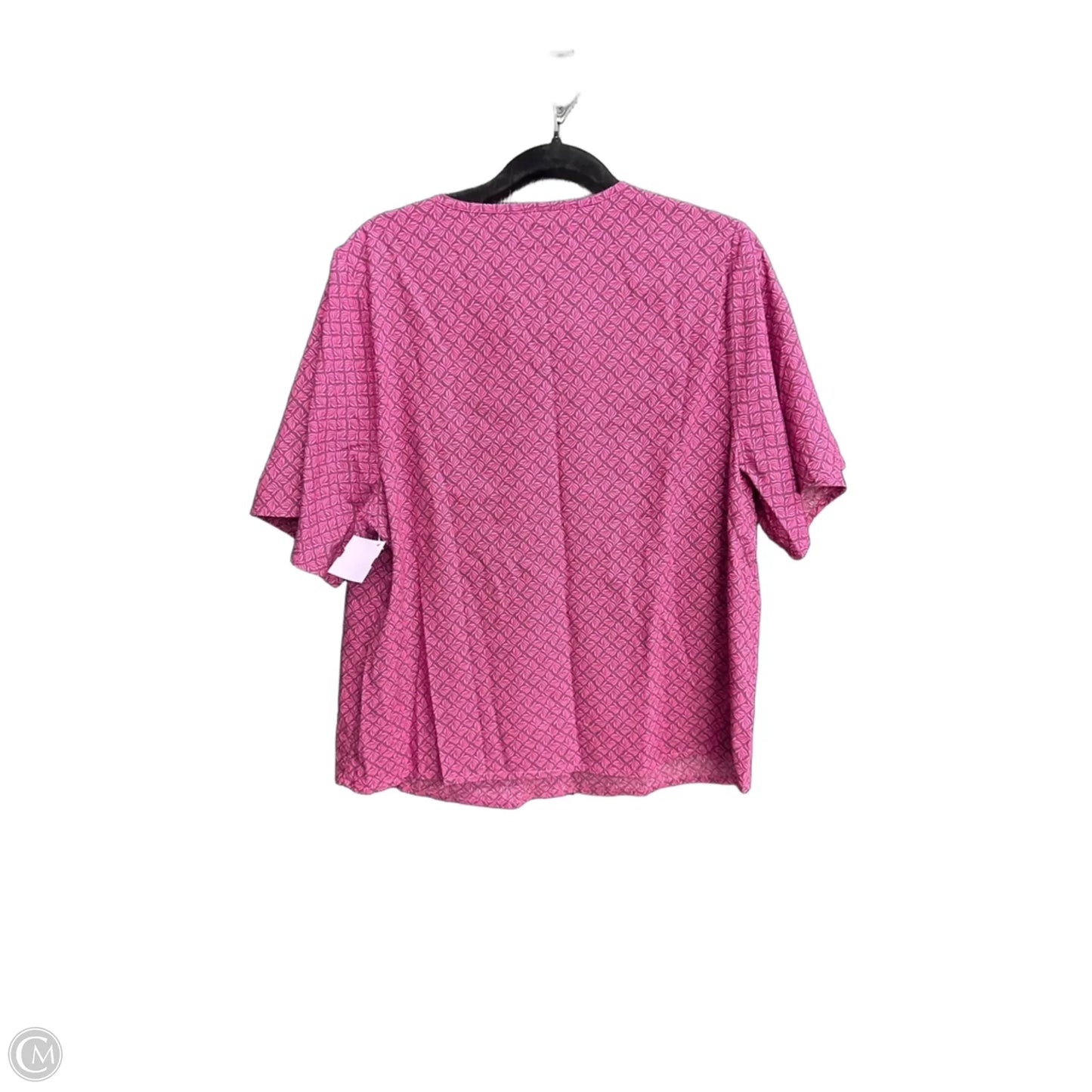 Top Short Sleeve By Evereve In Purple, Size: M