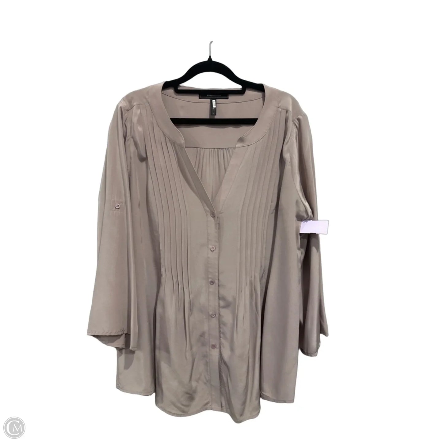 Top Long Sleeve By Bcbg In Purple, Size: M
