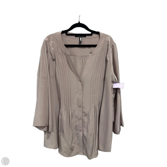 Top Long Sleeve By Bcbg In Purple, Size: M