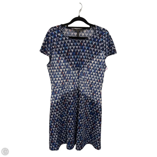 Dress Casual Midi By Bcbg In Blue, Size: L