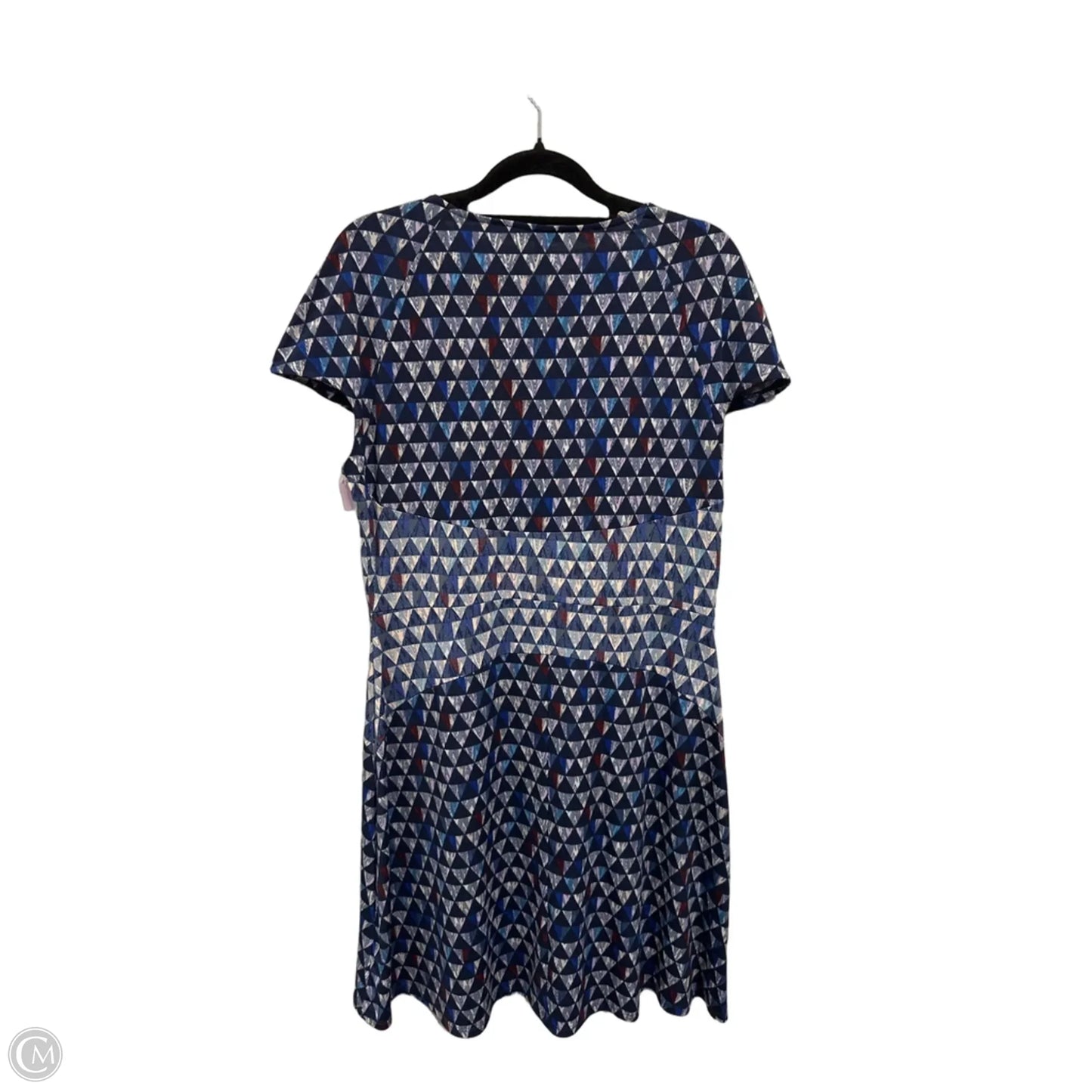 Dress Casual Midi By Bcbg In Blue, Size: L